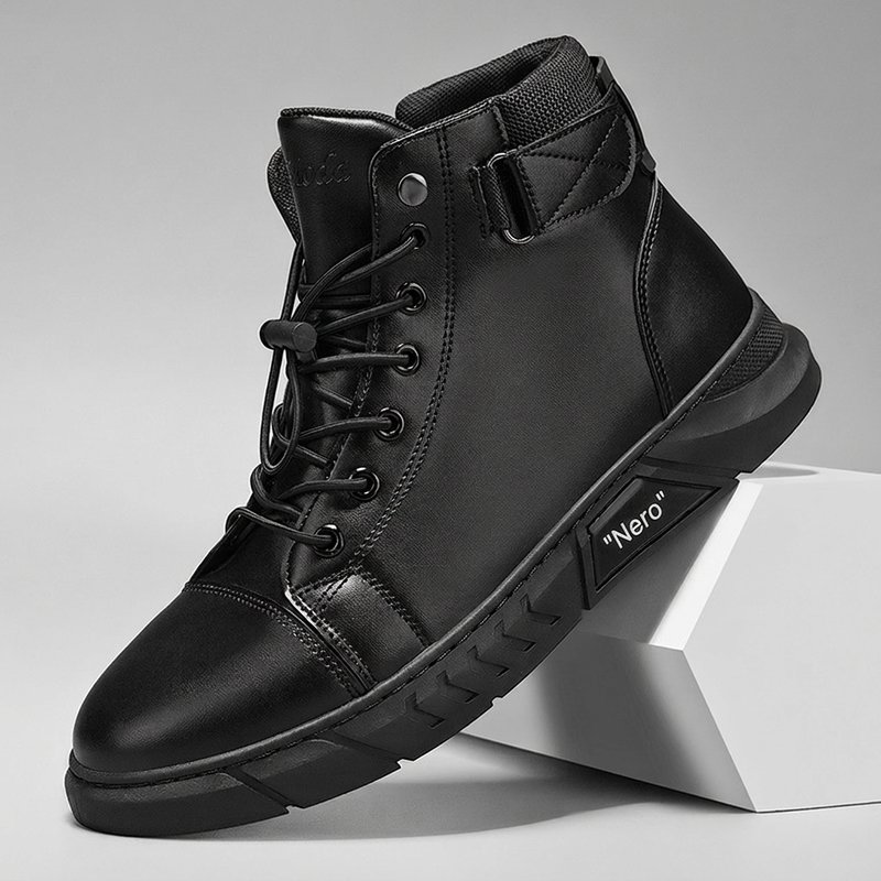HUGO LAURENT™ | Waterproof Genuine Leather Combat Boots