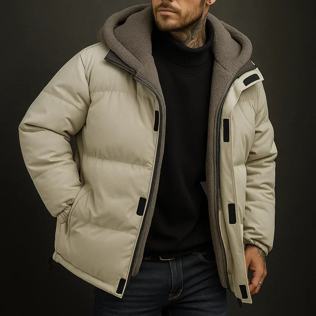 HUGO LAURENT | Insulated Quilted Winter Jacket