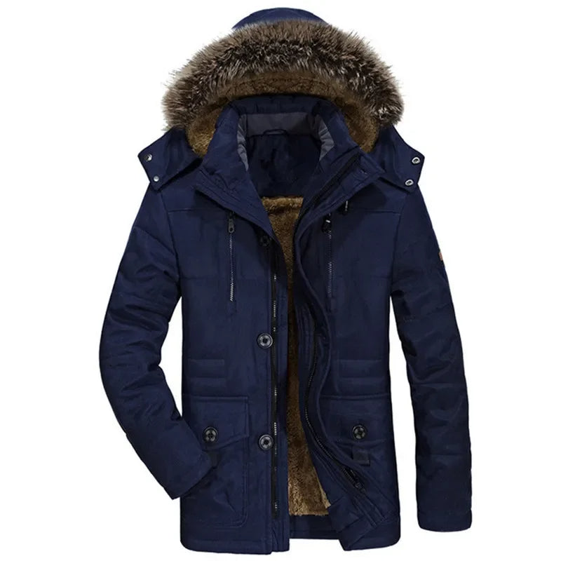 HUGO LAURENT™ | Cotton Hooded Winter Jacket