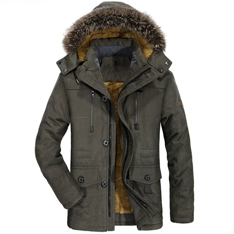 HUGO LAURENT™ | Cotton Hooded Winter Jacket