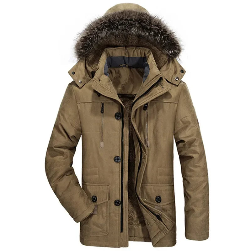 HUGO LAURENT™ | Cotton Hooded Winter Jacket