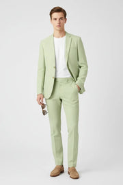 HUGO LAURENT™ | Men's Classic Light Green 2-Piece Suit