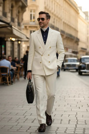 HUGO LAURENT™ | Men's Modern Double-Breasted 2-Piece Suits