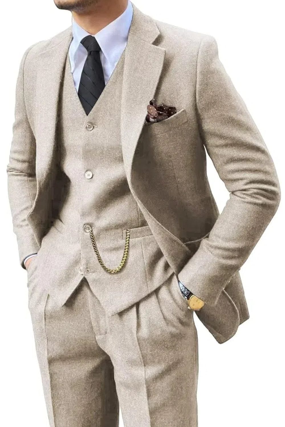 HUGO LAURENT | HERRINGBONE SUIT