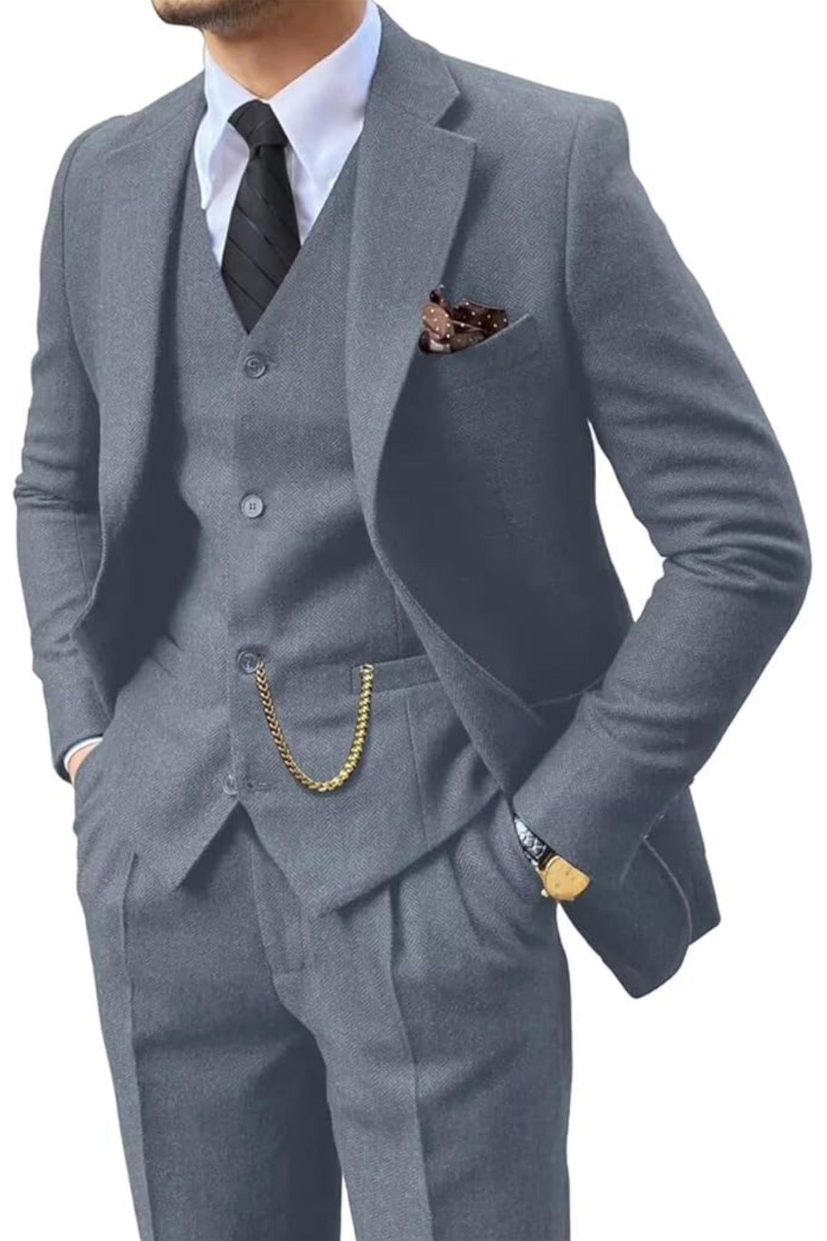 HUGO LAURENT | HERRINGBONE SUIT