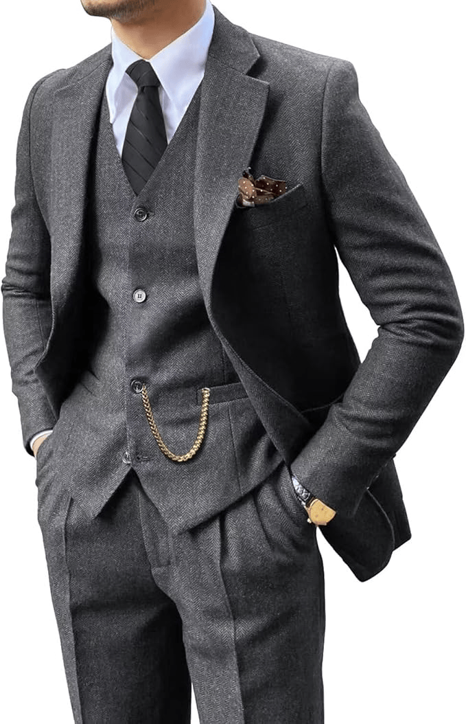 HUGO LAURENT | HERRINGBONE SUIT