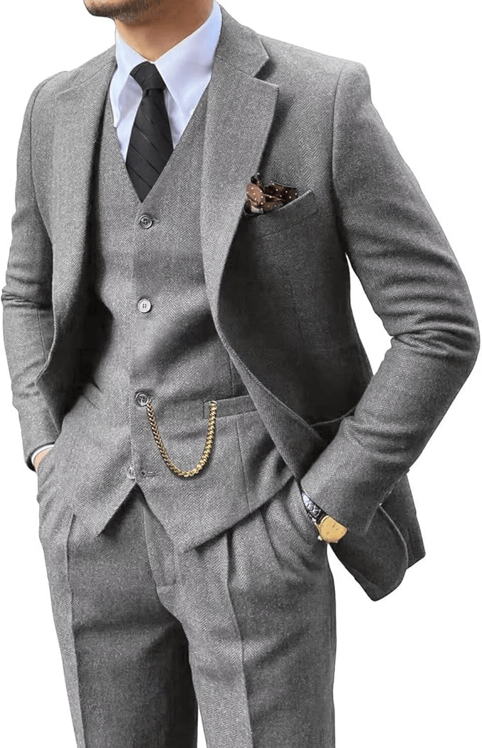 HUGO LAURENT | HERRINGBONE SUIT