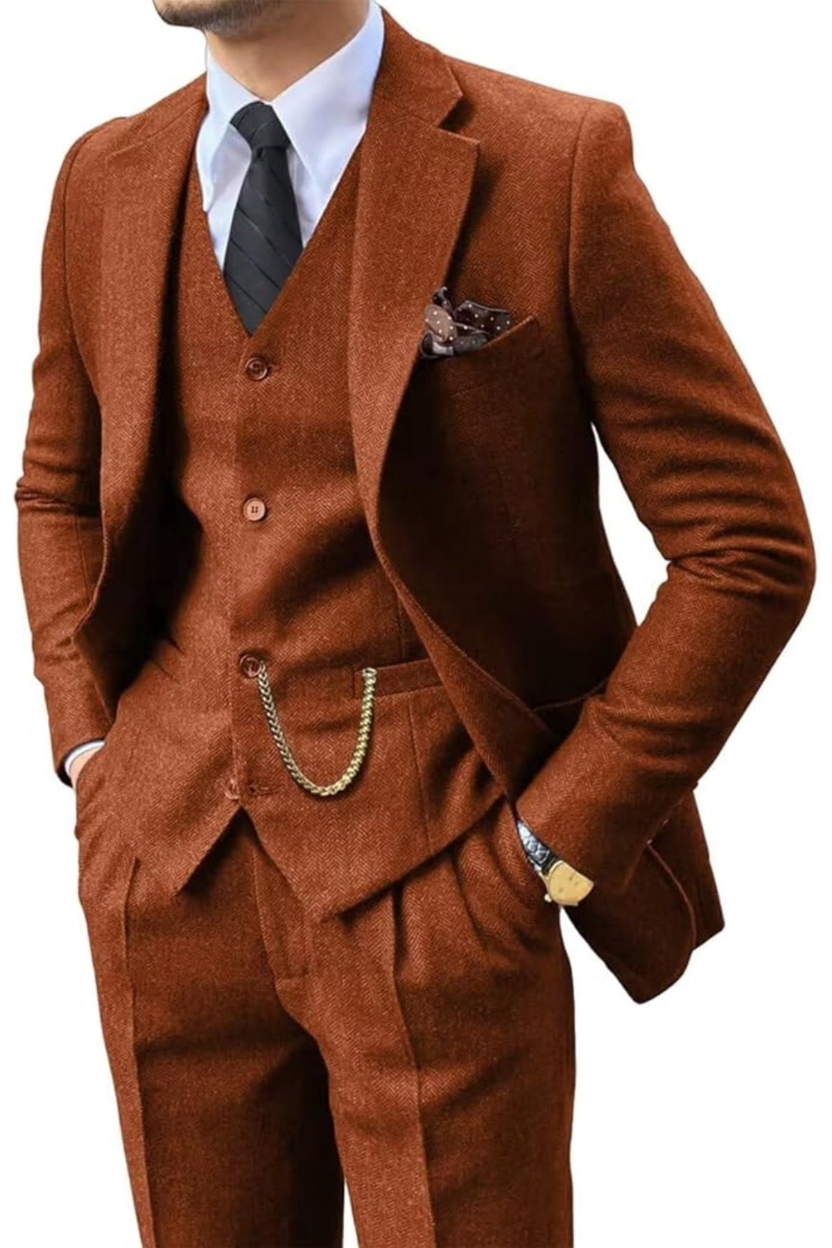 HUGO LAURENT | HERRINGBONE SUIT