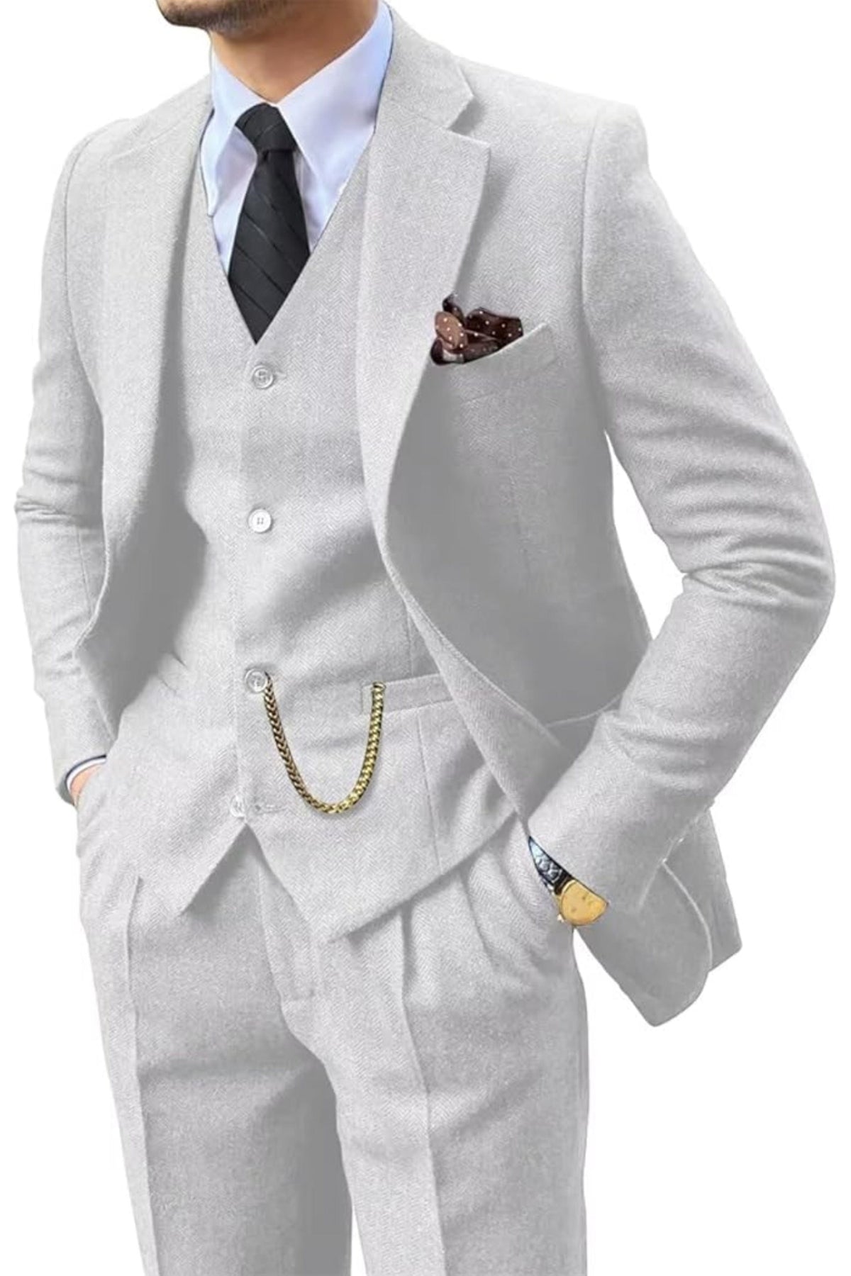 HUGO LAURENT | HERRINGBONE SUIT